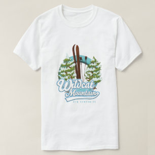 Whaleback New Hampshire rétro logo ski T-Shirt