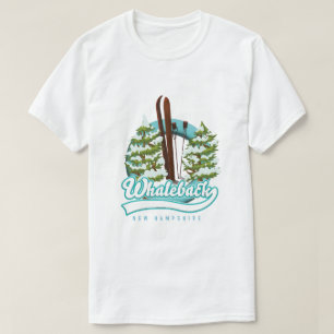 Whaleback New Hampshire retro ski logo T-Shirt