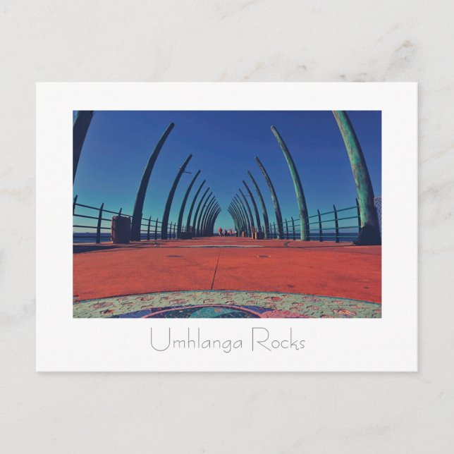 Whalebone Pier Umhlanga Durban SA Carte postale (Devant)