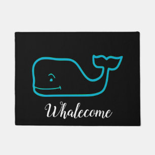 Whalecome Whale Door Mat