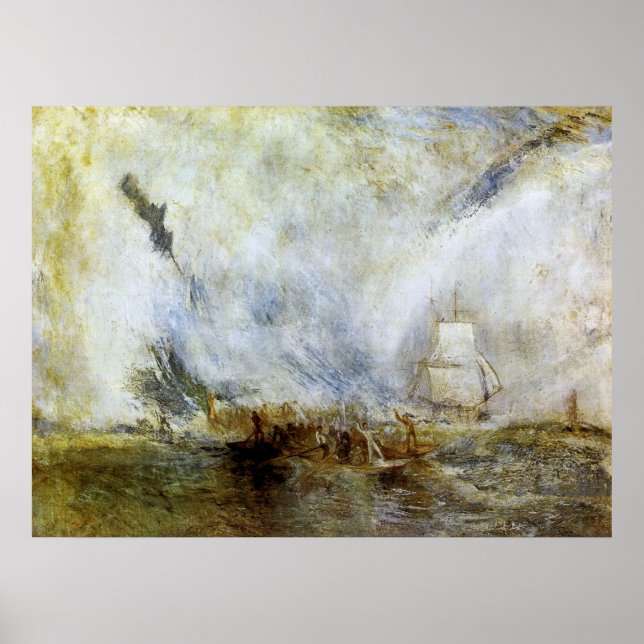 Whalers by Joseph Mallord Turner Poster (Front)