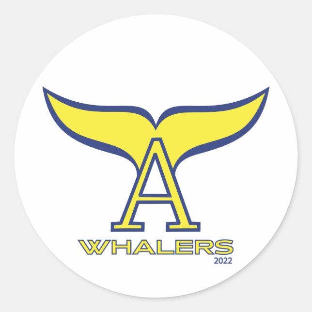 Whalers Traditional Sticker (Front)