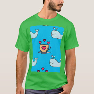 Whales and coffee T-Shirt