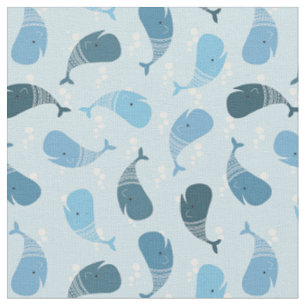 Whales Fabric