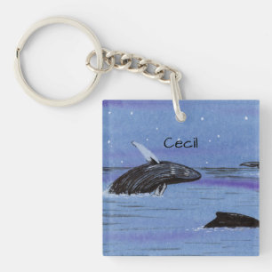 Whales Keychain