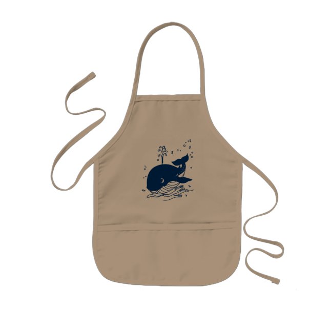 Whales Kids Apron (Front)