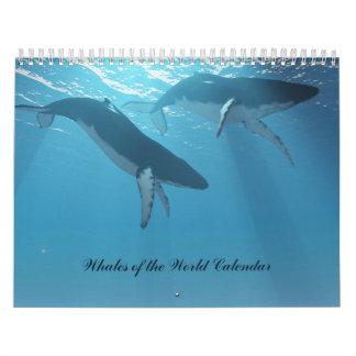 Whales of the World Calendar