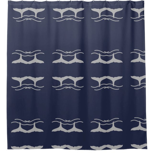 Whales Tail Outline Pattern (Front)