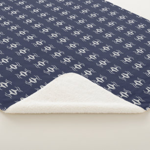 Whales Tail Sherpa Blanket