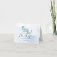 Whales Watercolor Blue Boy Baby Shower