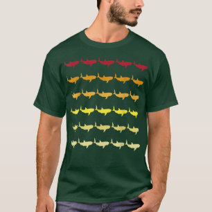 WhaleShark Retro Animal Pattern  T-Shirt