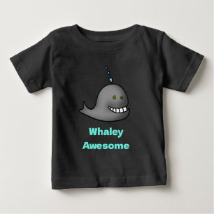 Whaley Awesome Funny Whale Pun Design Baby T-Shirt