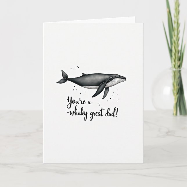 Whaley Great Dad Art Card (Front)