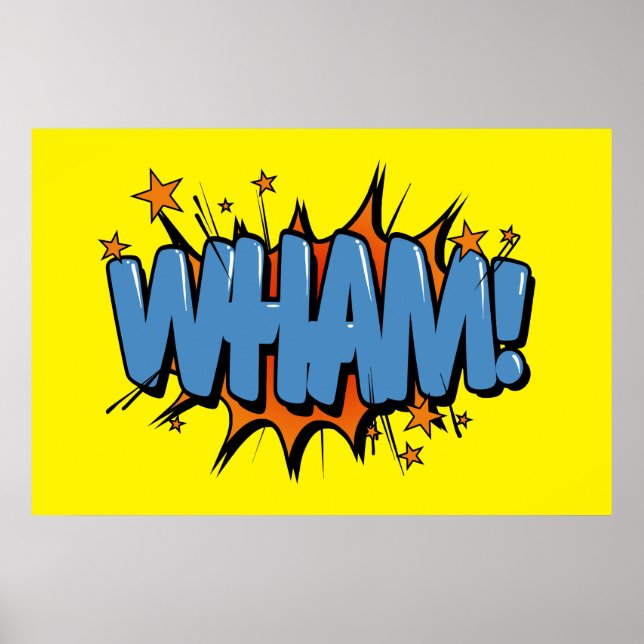 Wham - Comic Sign / Poster (Front)