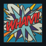 WHAM Fun Retro Comic Book Pop Art<br><div class="desc">A fun, cool and trendy retro comic book pop art-inspired design that puts the wham, zap, pow into your day. The perfect gift for superheroes, your friends, family or as a treat to yourself. Designed by ComicBookPop© at www.zazzle.com/comicbookpop*</div>