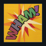 WHAM Fun Retro Comic Book Pop Art<br><div class="desc">A fun,  cool and trendy retro comic book pop art-inspired design that puts the wham,  zap,  pow into your day. The perfect gift for superheroes,  your friends,  family or as a treat to yourself. Designed by ComicBookPop© at www.zazzle.com/comicbookpop*</div>