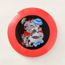 Surreal Puzzle fait face à Frisbee