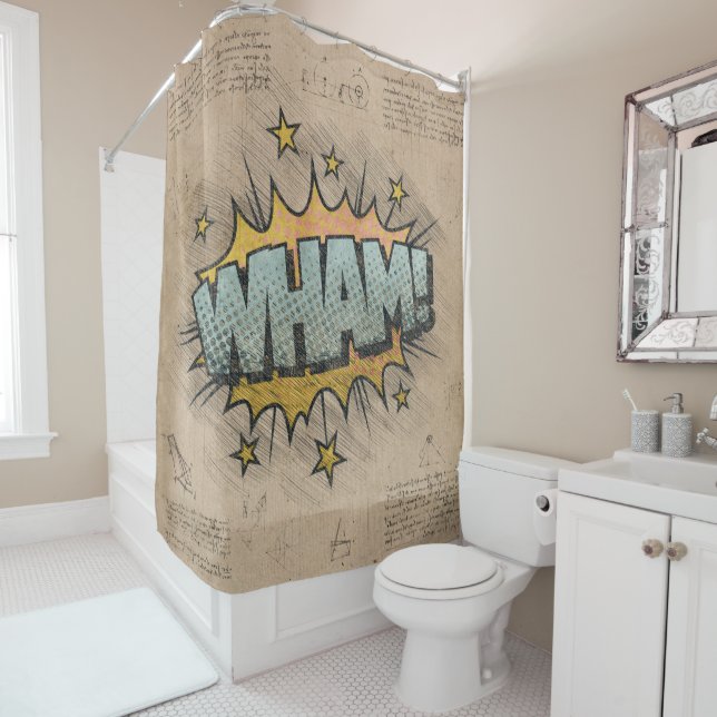 WHAM! Vintage Comic Book Steampunk Pop Art (In Situ)