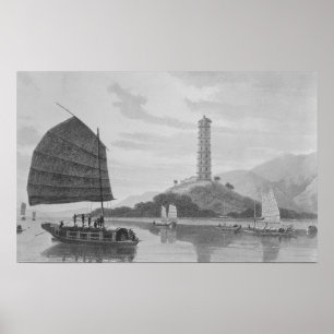 Whampoa Pagoda, 1810 Poster