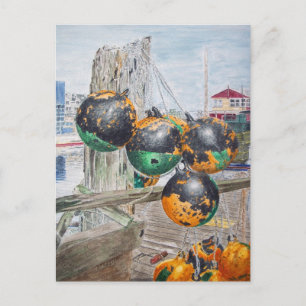 Wharf Bumpers Artwork Postcard