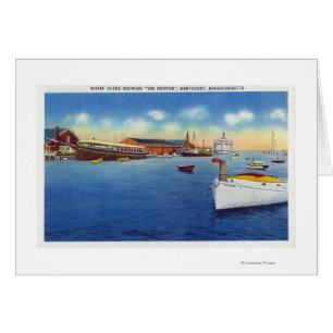 Wharf Scene Showing the Skipper Ship