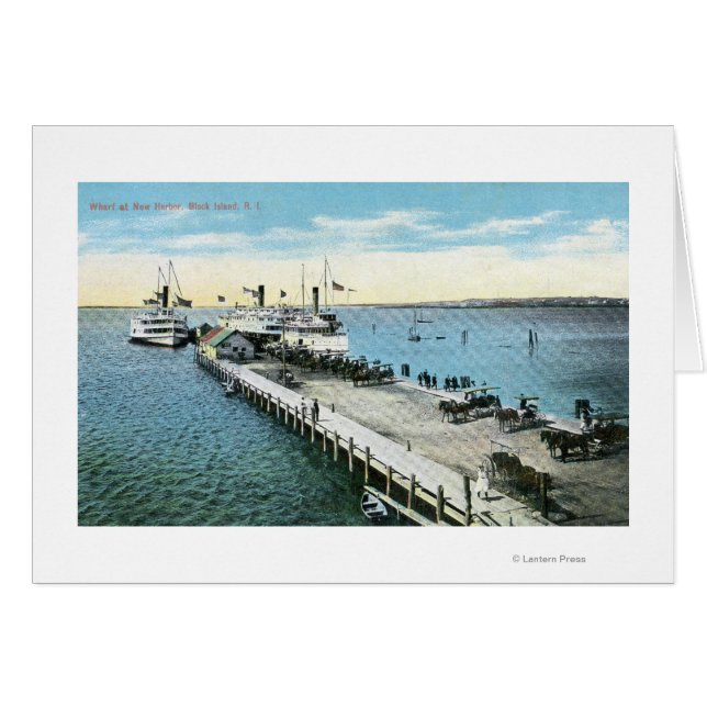 Wharf View at the New Harbour (Front Horizontal)