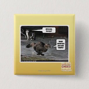 whassup, George? 2 Inch Square Button