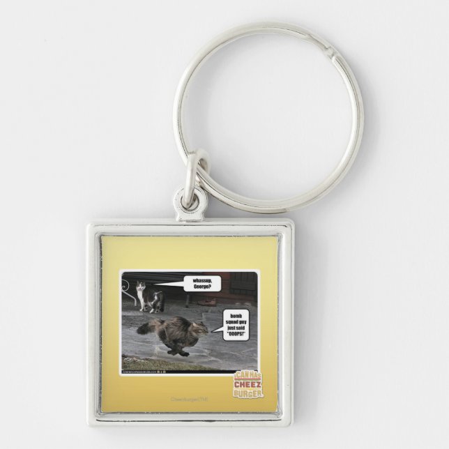 whassup, George? Keychain (Front)