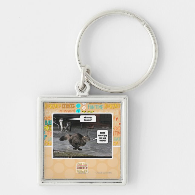 whassup, George? Keychain (Front)
