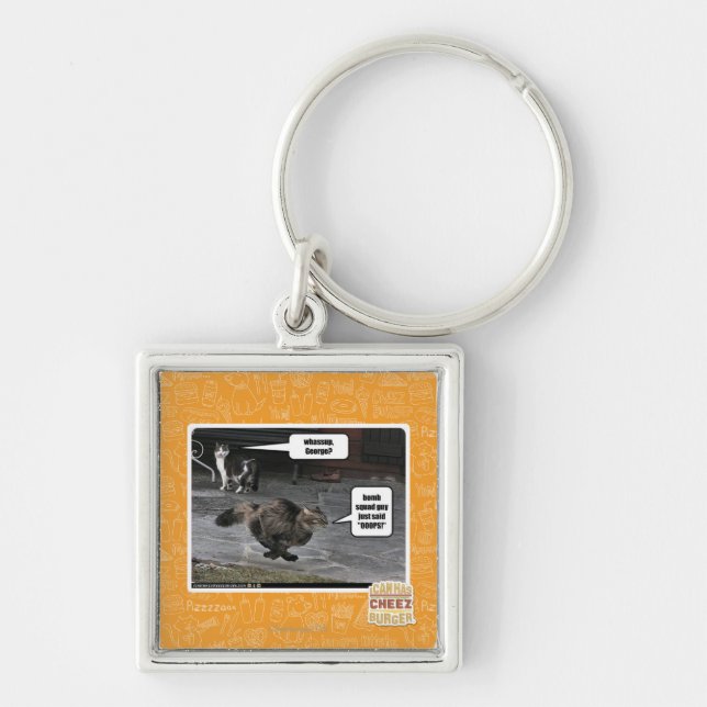 whassup, George? Keychain (Front)