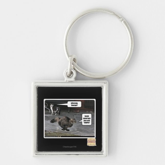 whassup, George? Keychain (Front)