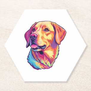 What a cute Labrador Retriever! Paper Coaster