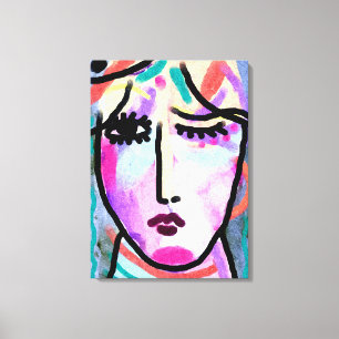 What a Day Abstract Digital Painting Canvas Print