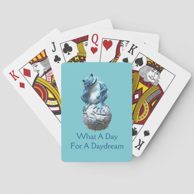 What A Day For A Daydream Playing Cards (Back)