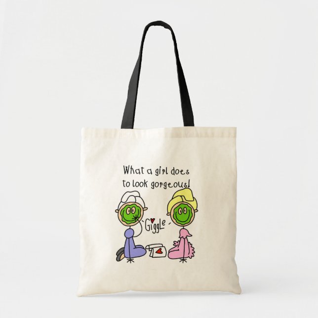 What A Girl Does To Look Gorgeous! Bag (Front)