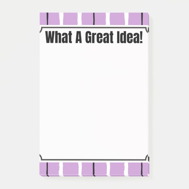 What A Great Idea! Post-it Notes (Front)