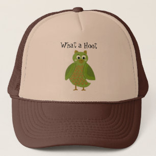 What a Hoot - Green Owl Trucker Hat
