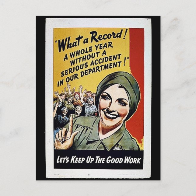 What A Record Postcard (Front)