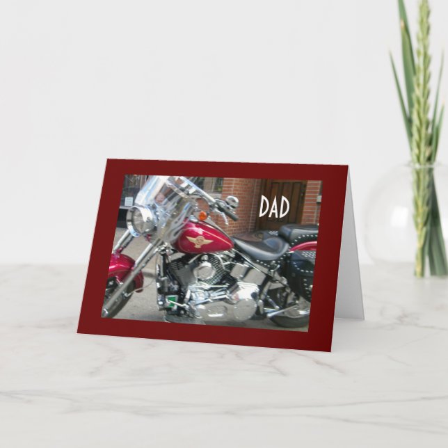 WHAT A RIDE IT HAS BEEN DAD! FATHER'S DAY CARD (Front)