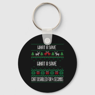What A Save Chat Disabled Vintage Retro Rocket Soc Keychain