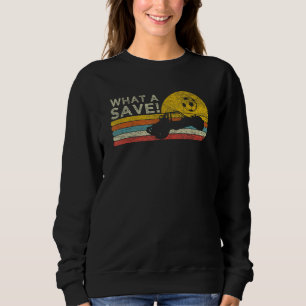 What a save Vintage Retro Rocket Soccer Car League Sweatshirt
