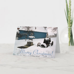 What a winter, Merry Christmas! Holiday Card