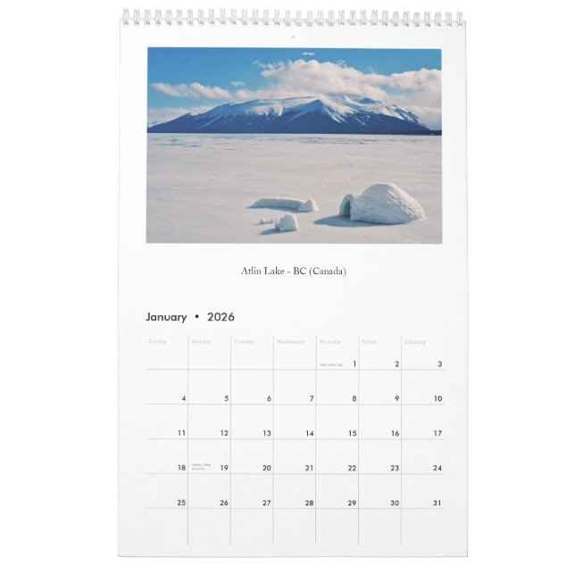 " What a Wonderful World ... " Calendar (Jan 2026)