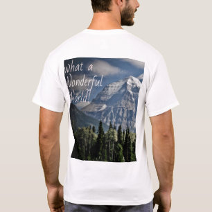 What a Wonderful World – Majestic Mountain Scene T-Shirt