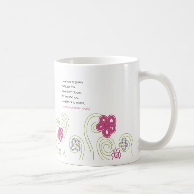 what a wonderful world mug (Right)