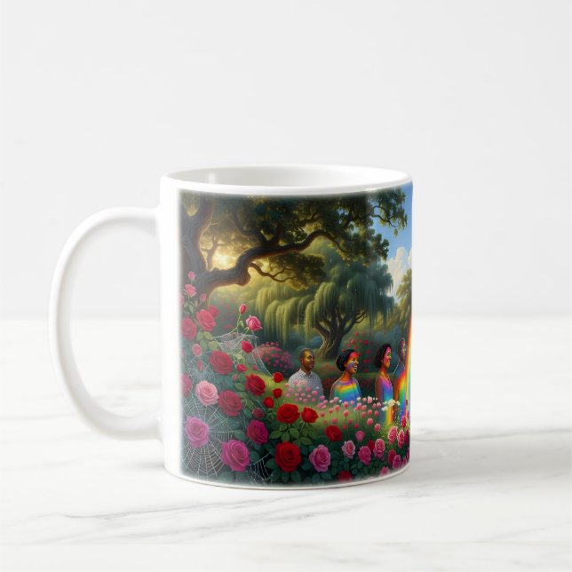 What a Wonderful World – Rainbow Joy Mug (Left)