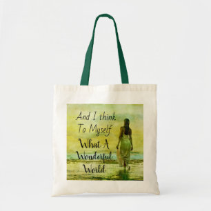 What A Wonderful World Tote Bag