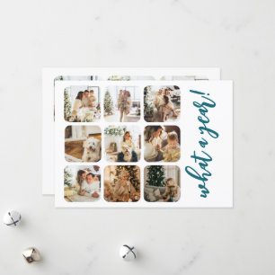 What a Year 12 Photo and Text Personalized Holiday Card