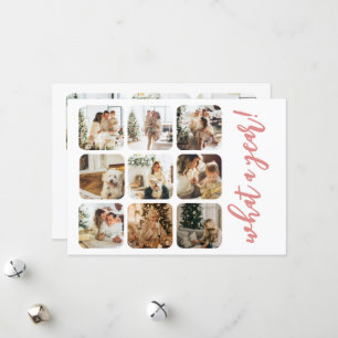 What a Year 12 Photo and Text Personalized Holiday Card