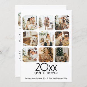 What a Year 12 Photo and Text Personalized Holiday Card